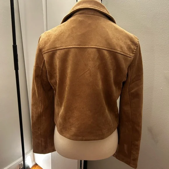 NWT Moto Jacket Asymmetrical Zip Size Medium - Picture 5 of 9